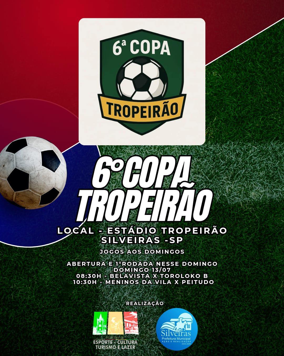 Vem aí a 6ª Copa Tropeirão!