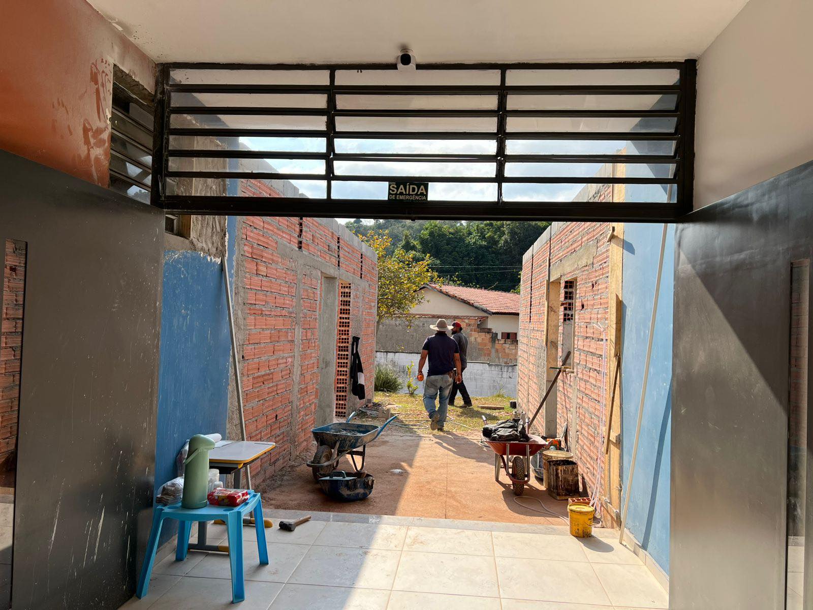 A AMPLIAÇÃO DA CRECHE PROFª TÂNIA MARIA S. SODERO SEGUE A TODO VAPOR!